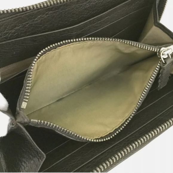 BVLGARI LEATHER ZIPPY ZIP AROUND LONG WALLET/M2086 - Picture 5 of 9